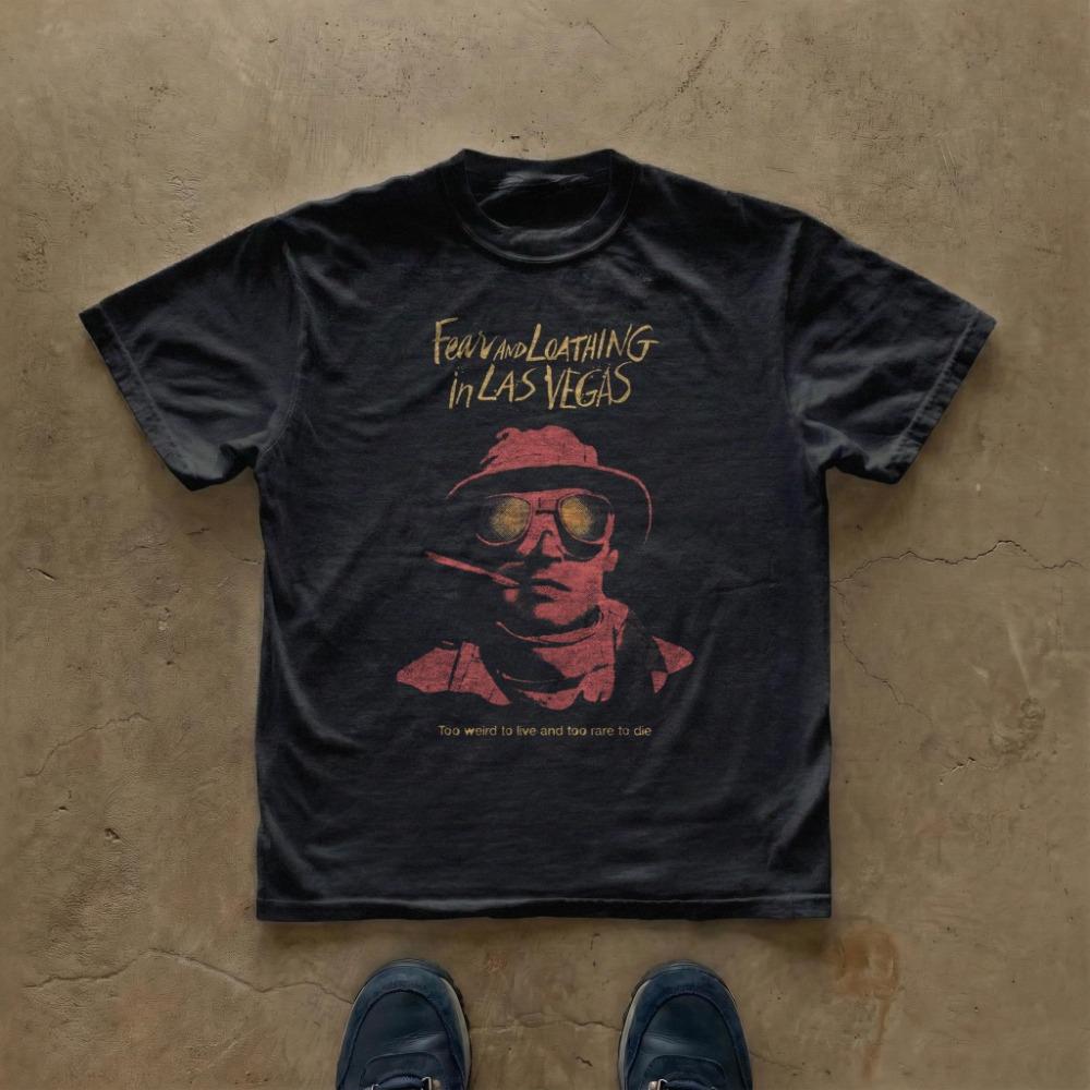 Fear and Loathing In Las Vegas T-Shirt Vintage Graphic Tee Graphic Short Sleeve Shirt Unisex Me