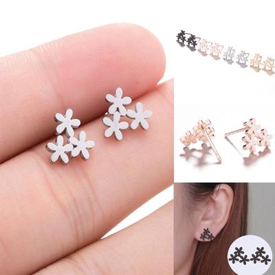 Elegante Edelstahl-Blumenstecker - Süße, schicke Schmuckaccessoires