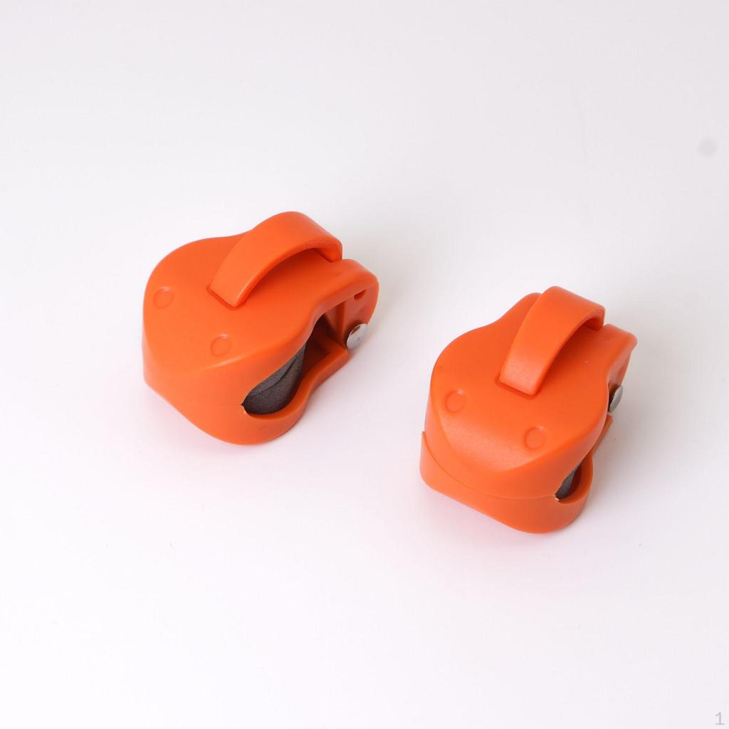 2 Fishing Rod Holder Clips, Straps, Non-Slip Grip, Multifunctional Fixed Ball for