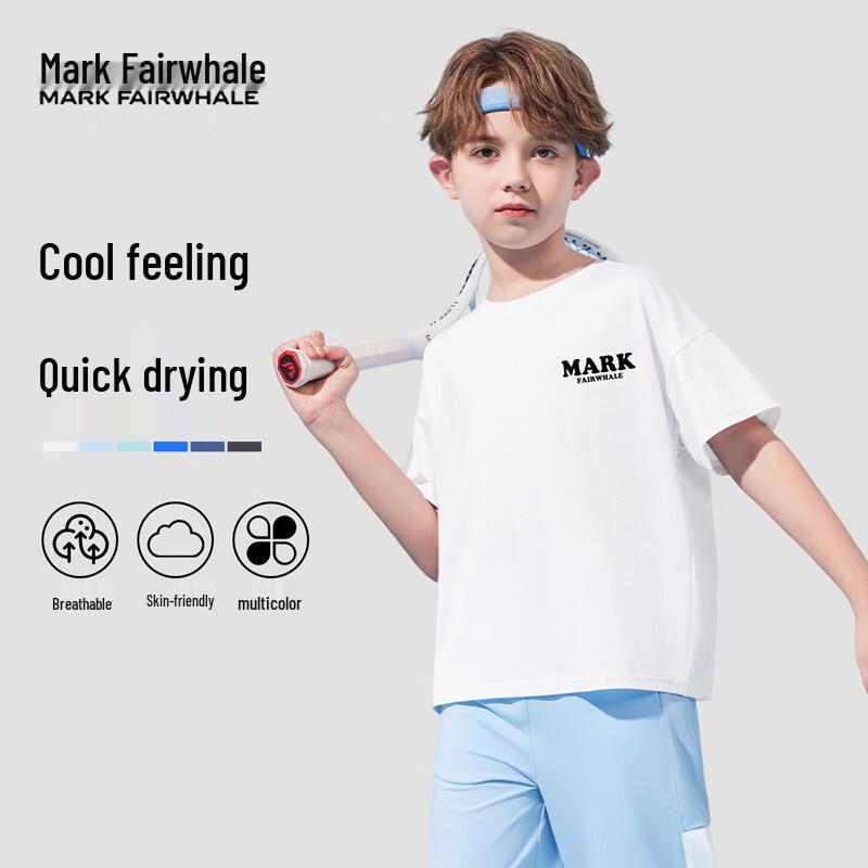 

Mark Fairwhale Kids Quick Dry Ice Silk Short Sleeve T-shirt 165