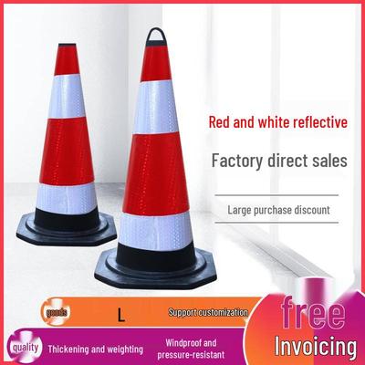 Reflective Traffic Cone Barrier - 70cm/90cm Construction Road Cylinder