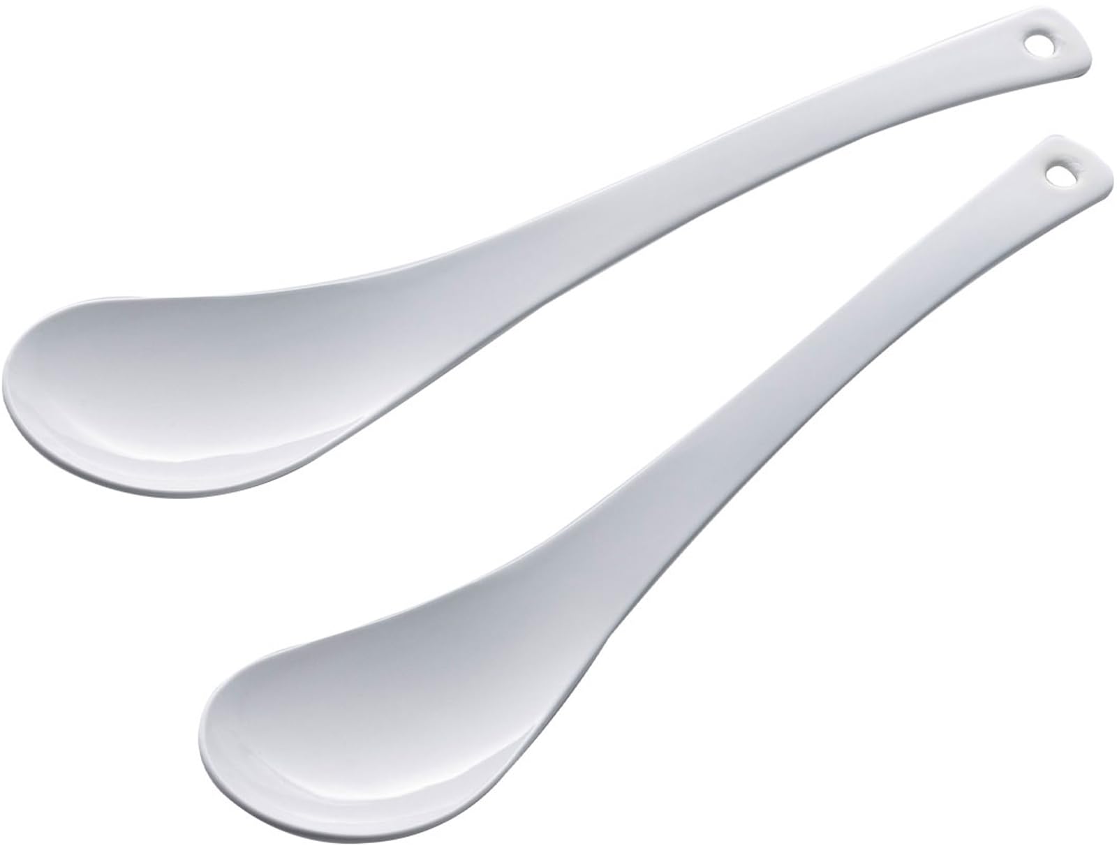 

Shimomura Kihan Набор из 2 эмалированных ложек для риса, общая длина 18 см. Легко есть, для карри, рисовых мисок, супа, десерта, дории, китайских рисовых мисок, фруктов. Простой белый.