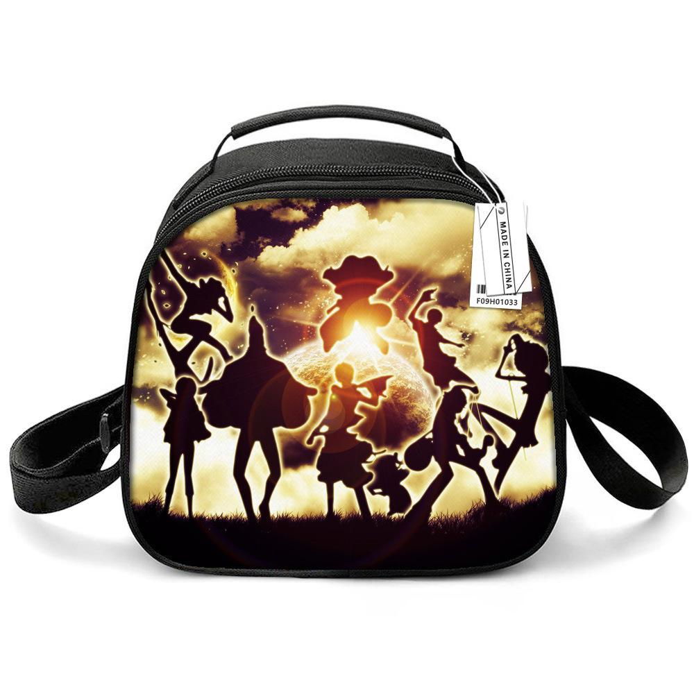 Animation Lunch Box Thermal Insulation Bag Lunch Bag Student Thickened Aluminum Foil Nautical King Storage Thermal Insulation Meal Bag Ice Bag