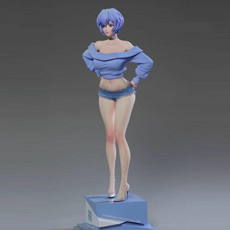 Anime Beautiful Girl Summer Girlfriend Ayanami Doll Model