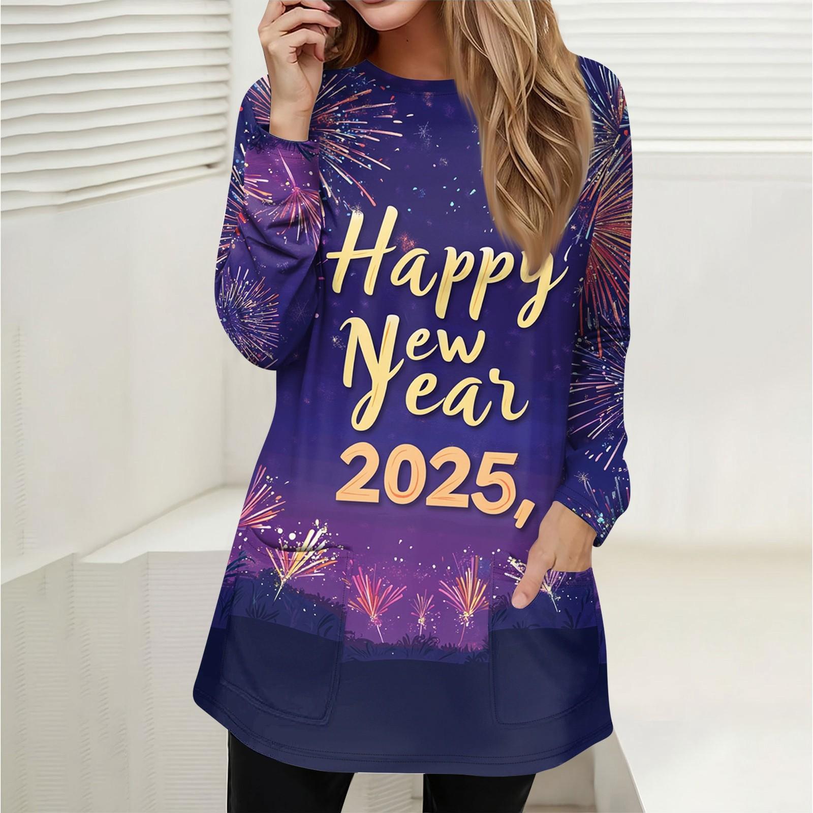 

Жіночий світшот Пуловер Активний спортивний одяг з кишеньковим принтом Повсякденний топ з круглим вирізом і довгими рукавами XXXL