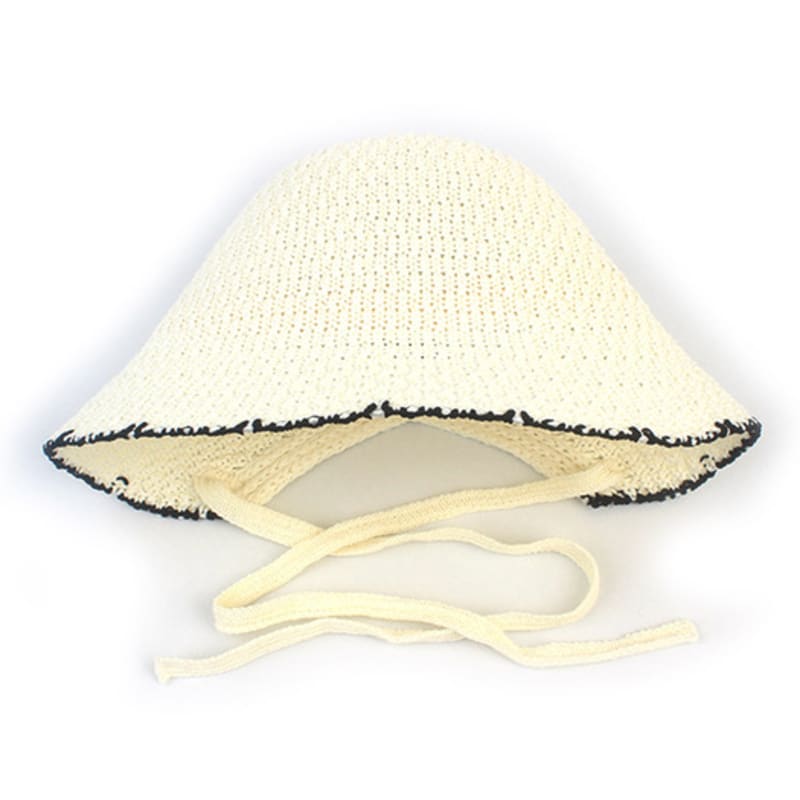 Universal Chemistry Edge Ivory Strap Bonnet Hat