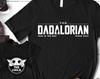 Dadalorian Father's Day Matching Set, Personalized Dad and Son Shirt