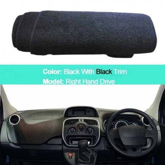 2 Layers Car Inner Dashboard Cover Dash Mat Carpet Sun Shade Board DashMat For Renault Kangoo 2010 -  Automobile Pad Anti-UV