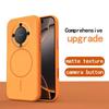 Solid Color Frosted TPU Phone Case for HONOR X9b,X9a Decorative MagSafe‑Style Ring Print Cover