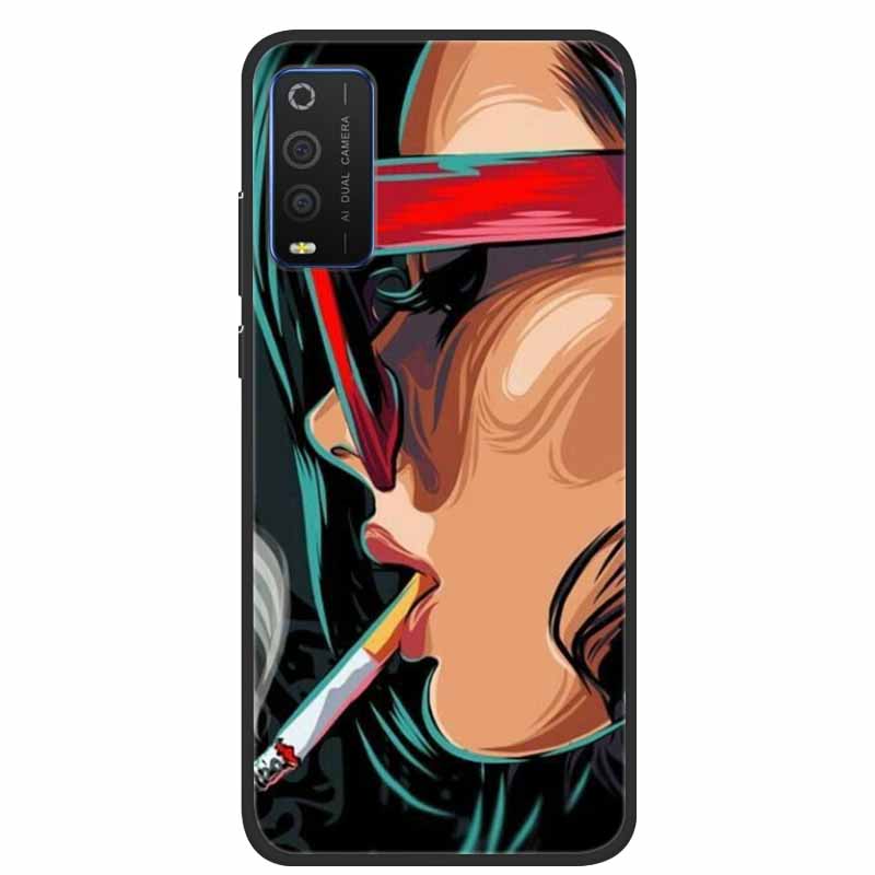 For TCL 205 Cases Fashion Silicone Soft TPU Protective Covers for TCL205 Phone Cases Floral Fundas for TCL 205 4187D 2021 Coque