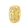 Golden Bow Safety Clasp Charm Beads DIY Jewelry Accessories Bracelet Making Supplies