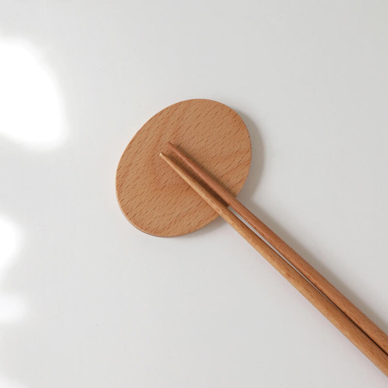 Wood spoon rest