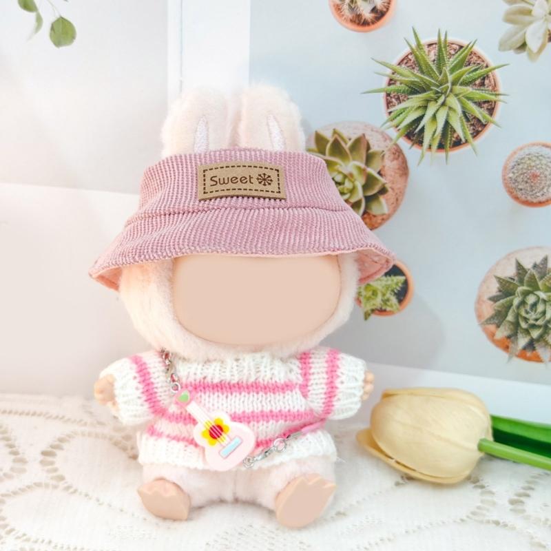 Popular Doll Sweater with Plush Hat and Accessories For Children Creative Pretend Play Game Figure Doll Display Decors