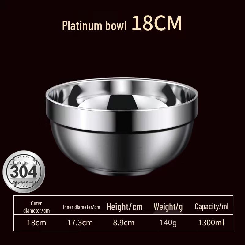

Cmaos 304 Stainless Steel Double-Layer Insulated Children s Bowl