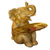 Resin Crafts Elephant Trays Keys Candies Storage Ornaments Home Decor Living Room Foyer TV Cabinet Decorations Exquisite Gifts