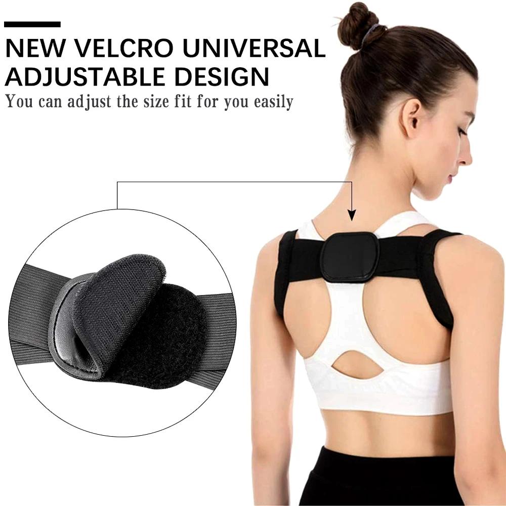 Durable And Safe Back Posture Corrector Belt Adjustable Shoulde Neck Spine Reshape Body For Column Posture Correction For Women Men Straightener