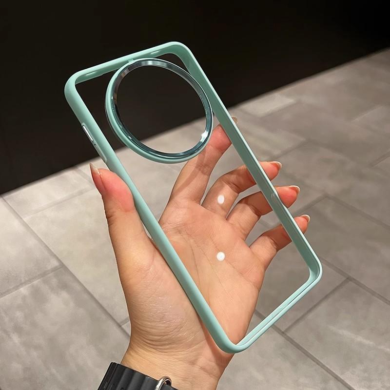 Transparent Phone Case for Huawei Mate70pro, Metal Eagle Eye, Non-yellowing Mate60, and Anti-drop Protective Case for P70