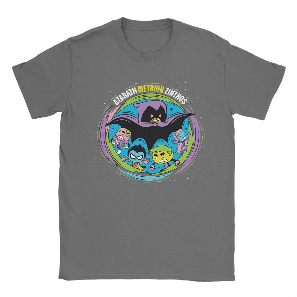 Teen Titans Go Raven Azarath Metrion Zinthos T-Shirt Mode Reine Baumwoll-Tees Rundhals Kurzarm T-Shirts Kleidung