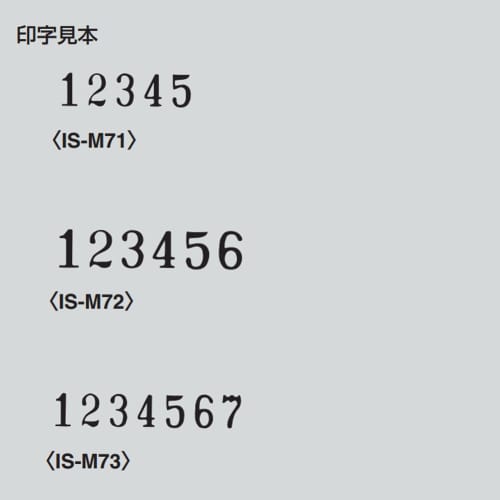 KOKUYO Stamp Numbering Machine 5 Digit IS-M71