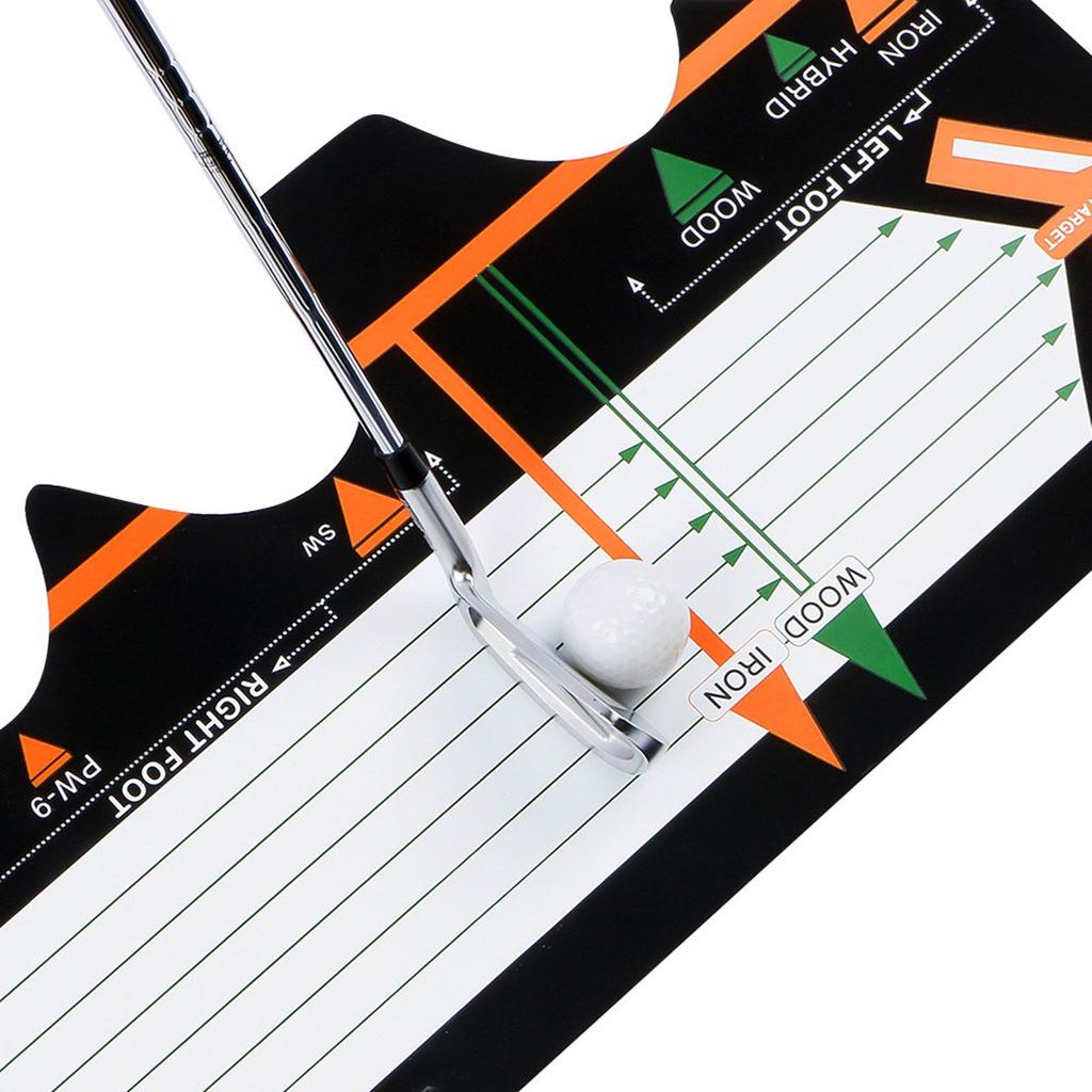 Beginner Golf Practice Swing Mat Golf Training Mat Posture Assistance Golf Swing Stand Mats for Beginners Enduring