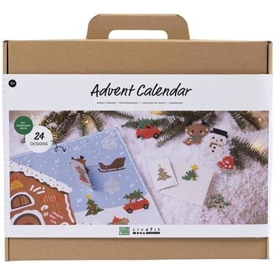 NABBI Iron-on Beads Advent Calendar - 24 Designs - White