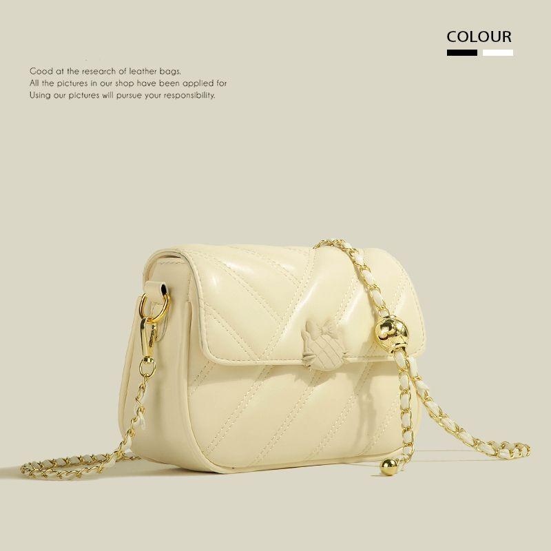 

Customer order autumn and winter bags women s 2025 new white high-end niche women s bags versatile chain women s shoulder bags No specification белый