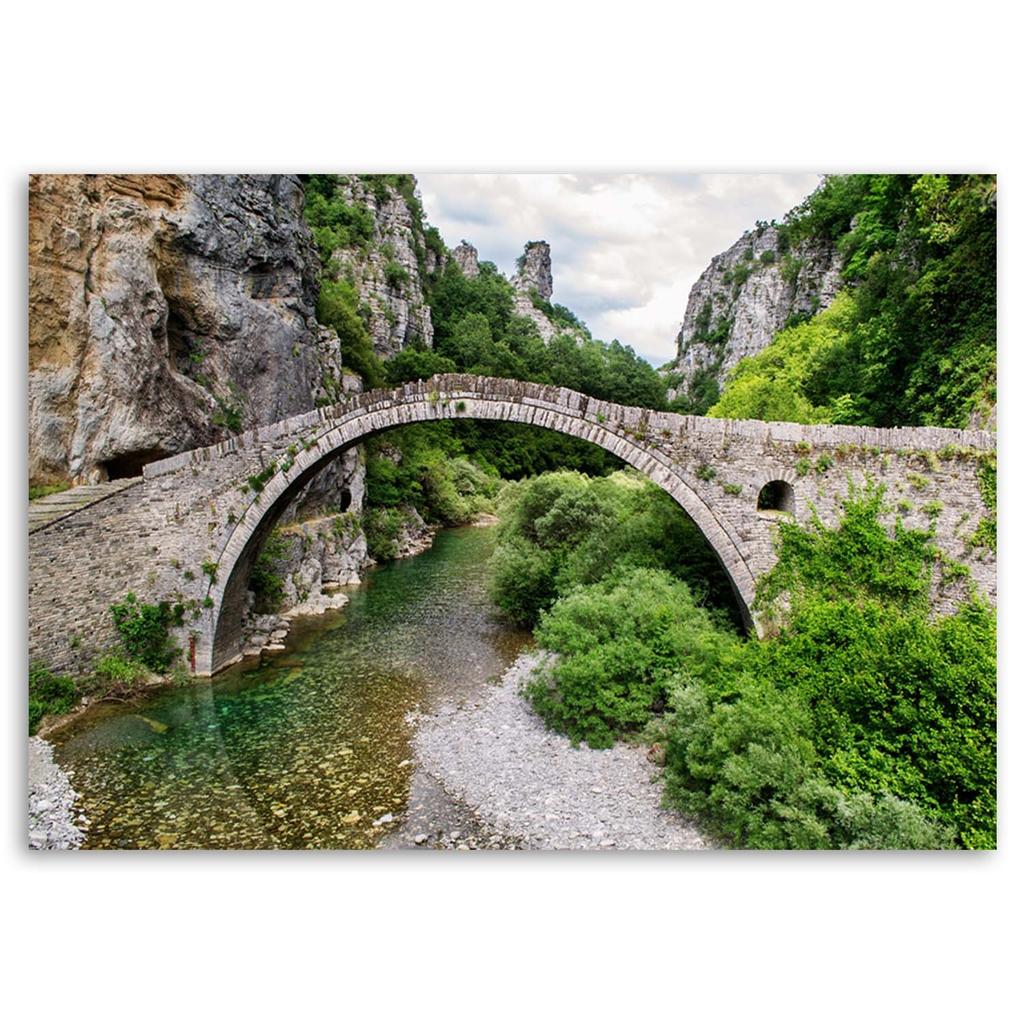 Canvas print, Old stone bridge