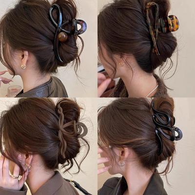 Luxury Large Size Hair Clip for Women - Versatile Autumn & Winter Accessory