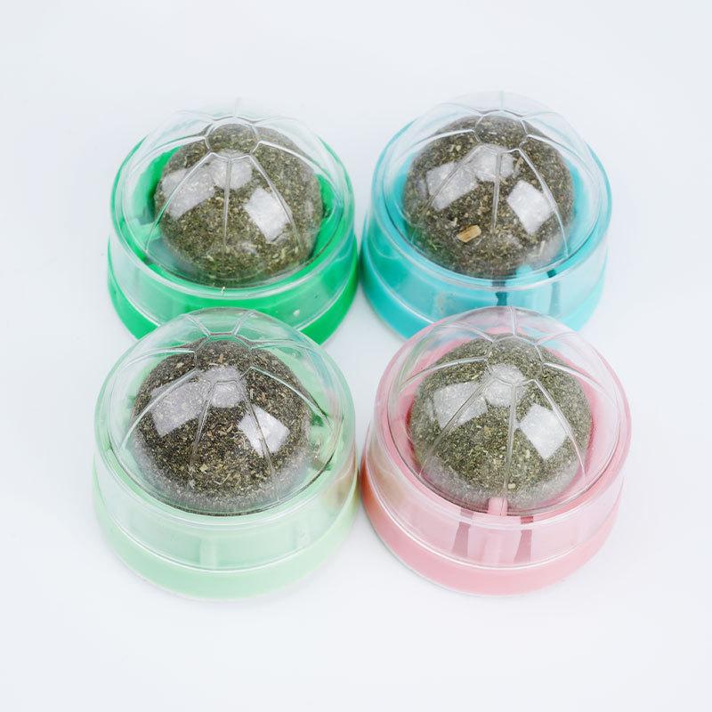 Catnip Ball Cat Toys Pet Grinding Teeth Cleansing Tooth Resistant Bite Relieving Boredom Kittens Kittens Cat Self-Hi Licking Licking Fun Supplies