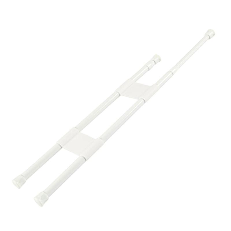 

Telescoping Bars Adjustable Rust Proof Construction Telescopic Rod Tool Free Setups for Fridge Window Frame In Campers
