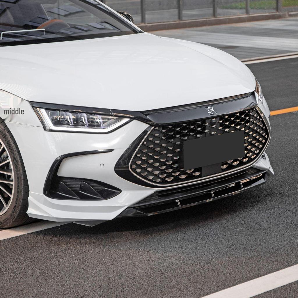 Compatible with BYD Han DMMI: MC Sports Body Kit - Includes Front Splitter & Lip, Rear Lip, Rear & Top Spoiler, Side Skirts.