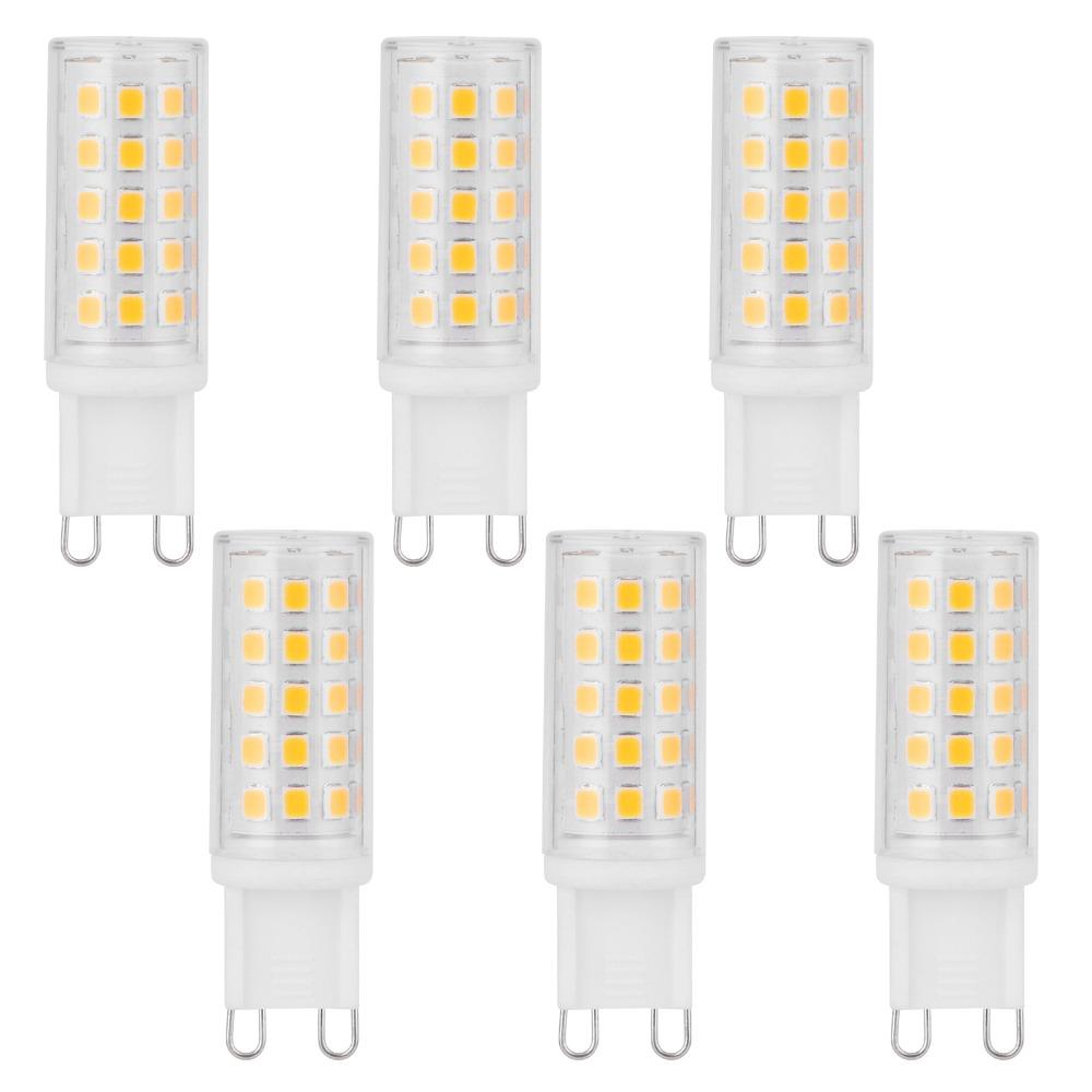 10pcs 54LED G9 LED Bulb 4W Halogen Replacement Bulb Suitable Bi-Pin Base Bulb Bathroom Vanity