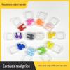 Silicone Anti-Noise Earplugs for Sleep and Swimming, Boxed Anti-Snoring TPE Earplugs