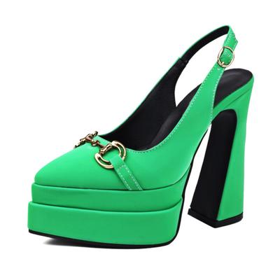 Summer New Brand Women 'S Platform Back Strap Sandals Fashion Thick Sole Bridal Wedding Party Shoes High Heels ,Plus Size 48