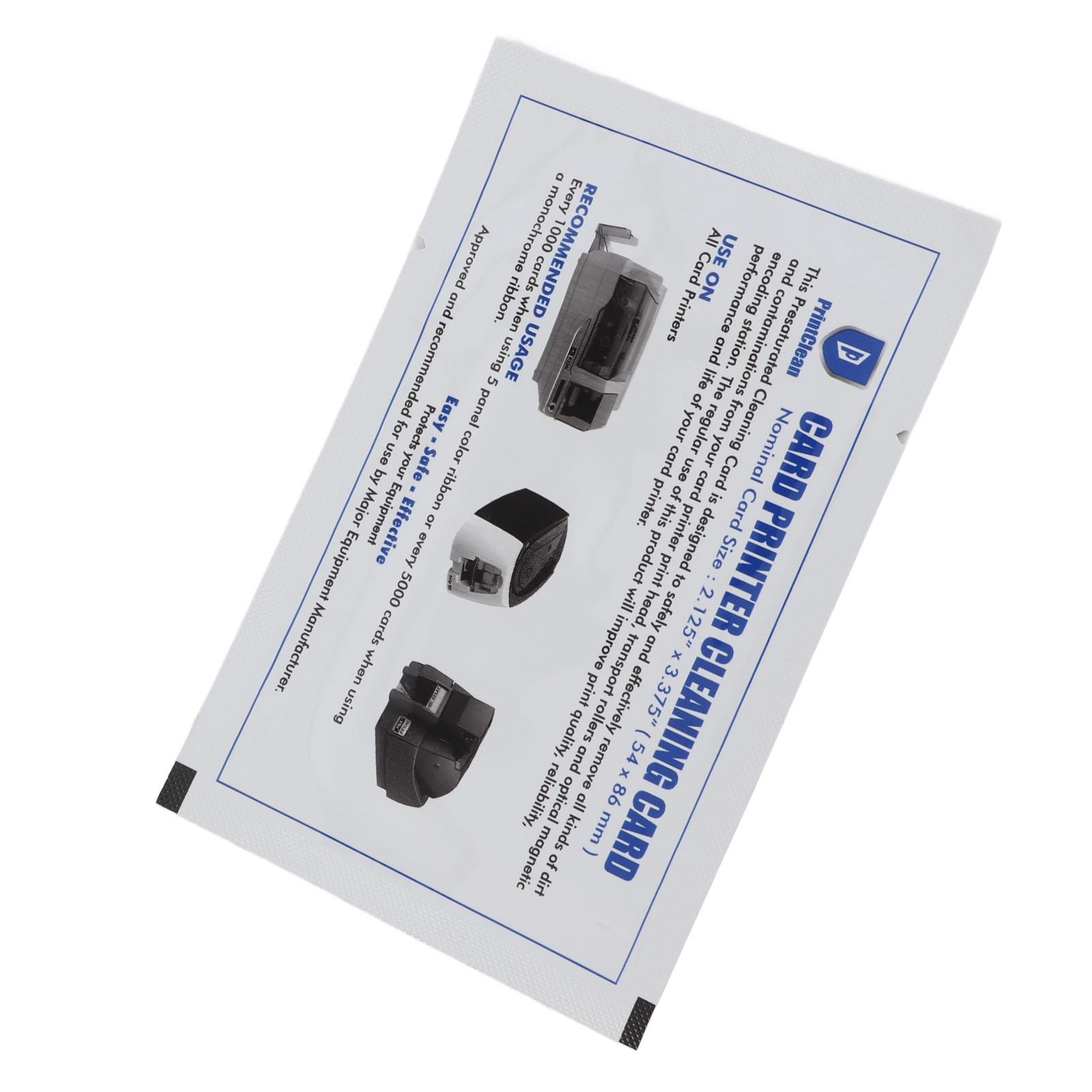 

50pcs Credit Card Reader Cleaner POS Swipe Terminal Cleaning Cards for ATM Machines Card Printers