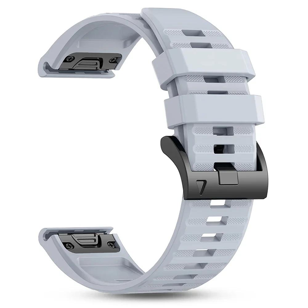 22 26MM Silikon Uhrenarmband für Garmin Fenix8 E Fenix 7 7X 6X 6 Pro 5 5X Epix Gen2 Enduro 3 970 Armband QuickFit Armband