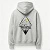 Trailhunters Mountain Forest Graphic Hoodie Back Print Long Sleeve Pullover Sweatshirt Outdoor Hiking Casual Streetwear Hooded