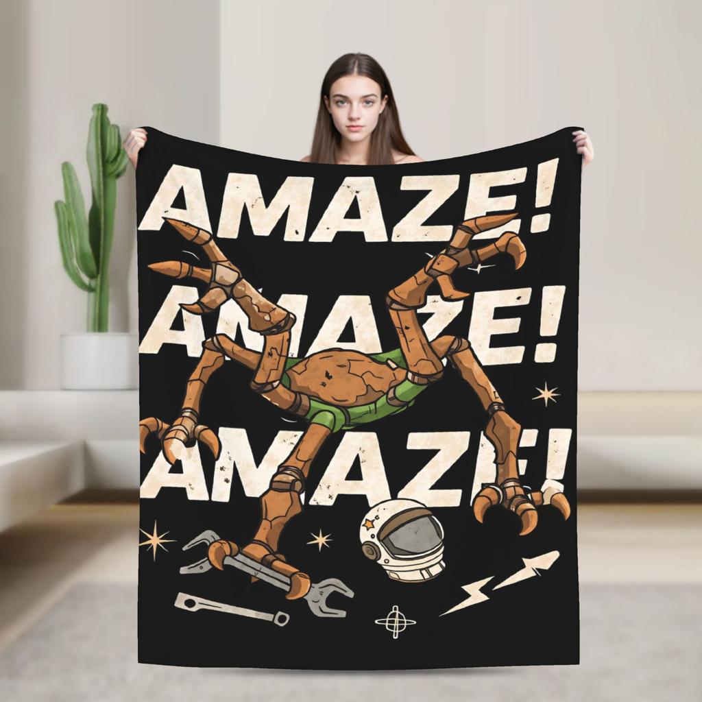 Project Hail Mary Poster Blanket Girls Flannel Bedding Throws For Living Room Soft Comfy Custom Quality Bedspread Gift Idea