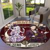 Re Zero Round Area Rug Carpet Rug For Living Room Bedroom Sofa Playroom Decor Nonslip Floor Mat
