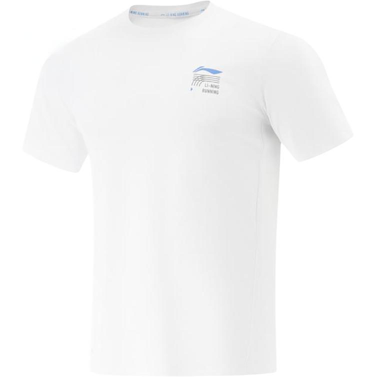 

Li Ning Comfortable Sports Casual Crew Neck Short Sleeve T-Shirt Men Tops White ATSV087-2 XXXXL