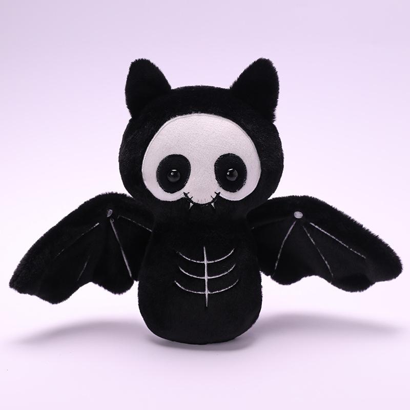 

Halloween Skull Dog Doll Plush Toy Bat Doll Girl Bag Keychain Pendant Ragdoll 13Cm bat pendant (0.02kg)