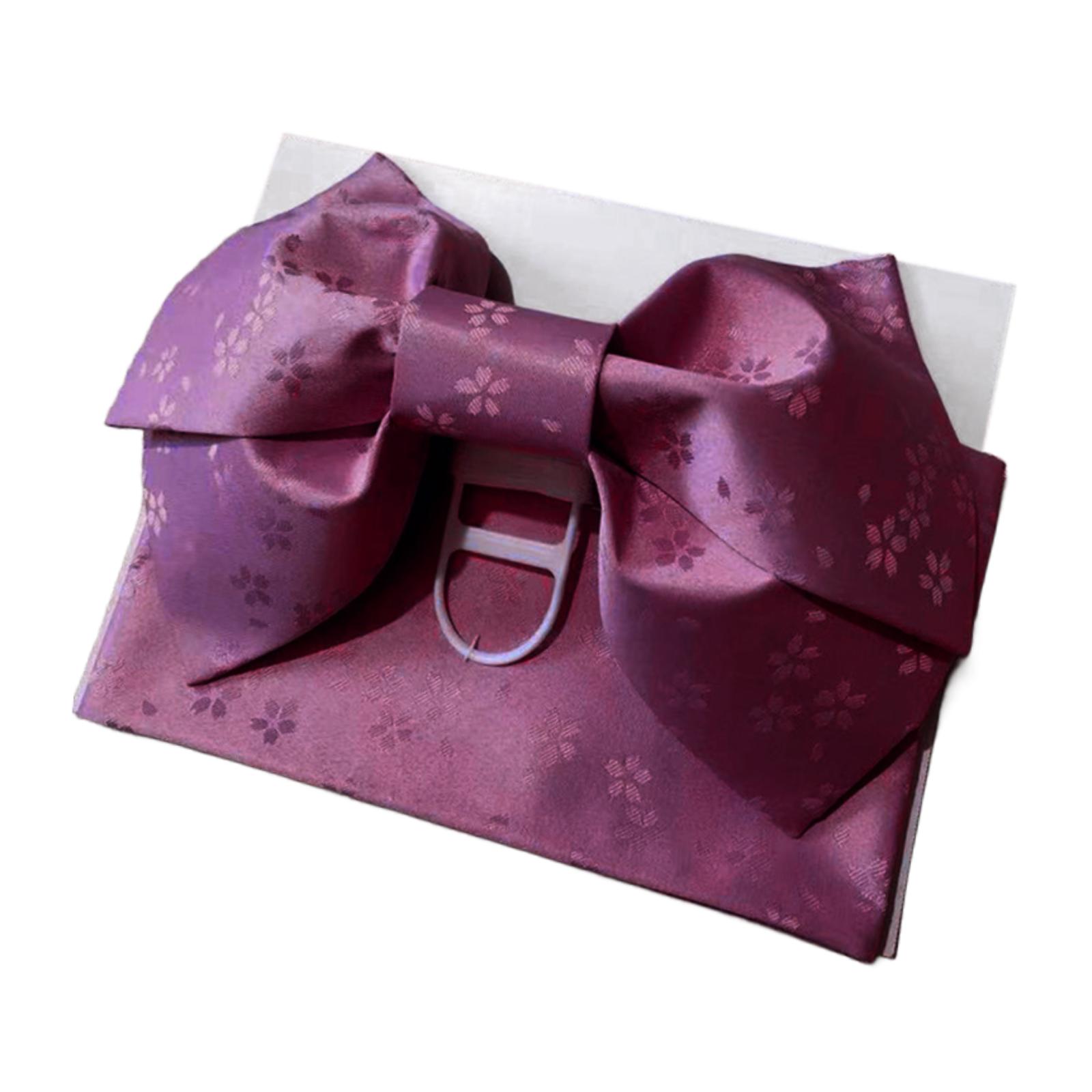 Японский традиционный пояс кимоно Женский корсет Пояс с кисточками Дизайн в стиле банта Юката Журавль Хаори Оби Азиатские поясные ремни