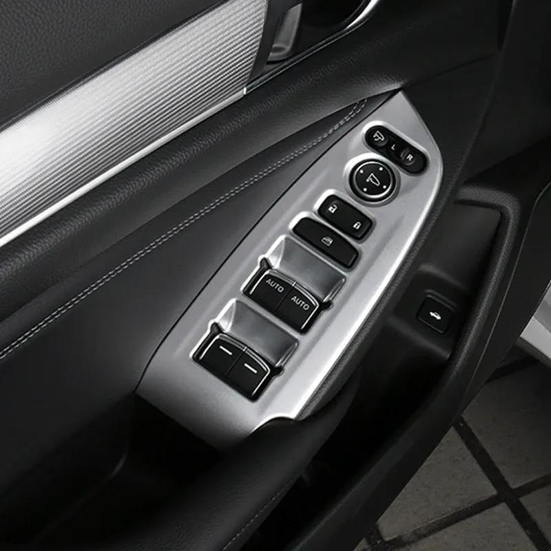 For Honda Accord X 10th 2018     Hybrid ABS Car Door Window Switch Lift Buttons Decorate Covers Accessories