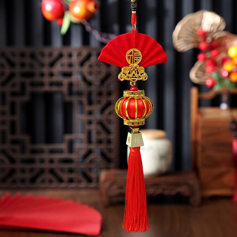 1PC Decorations Stable Structure Traditional Housewarming Celebrations Lanterns Bright Colors Spring Festival Gift