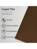 10PCS 30cm/11.81 Inch Self-adhesive Carpet Tile Stickers, Square Mats, Peeling Stickers, Carpets, DIY Flooring, Home Decoration