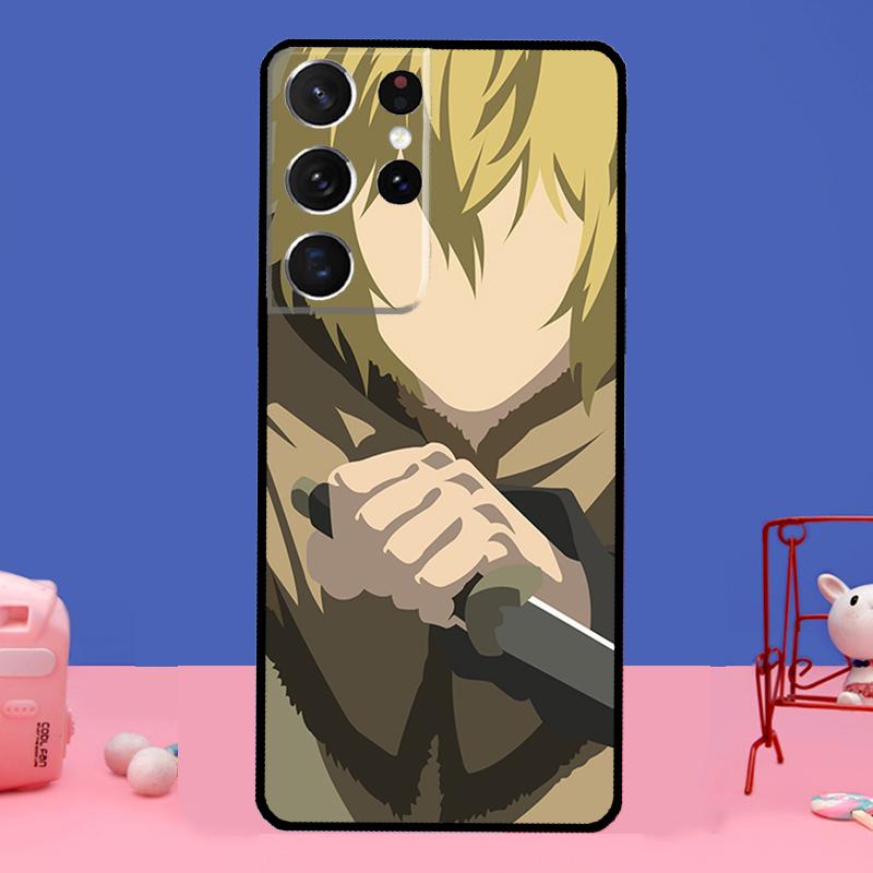 Thorfinn Vinland Saga Anime Phone Case For Samsung Galaxy S21 Ultra S20 FE S8 S9 S10 S22 Plus Note 20 Ultra Full Cover