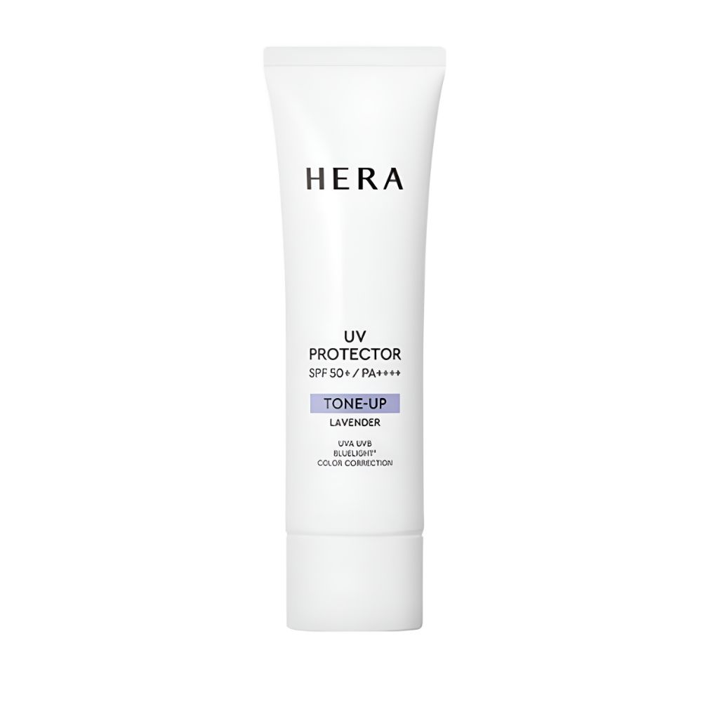 HERA UV Protector Tone-Up Lavender Sunscreen SPF50+ PA++++ Brightening Sun Cream 50ml