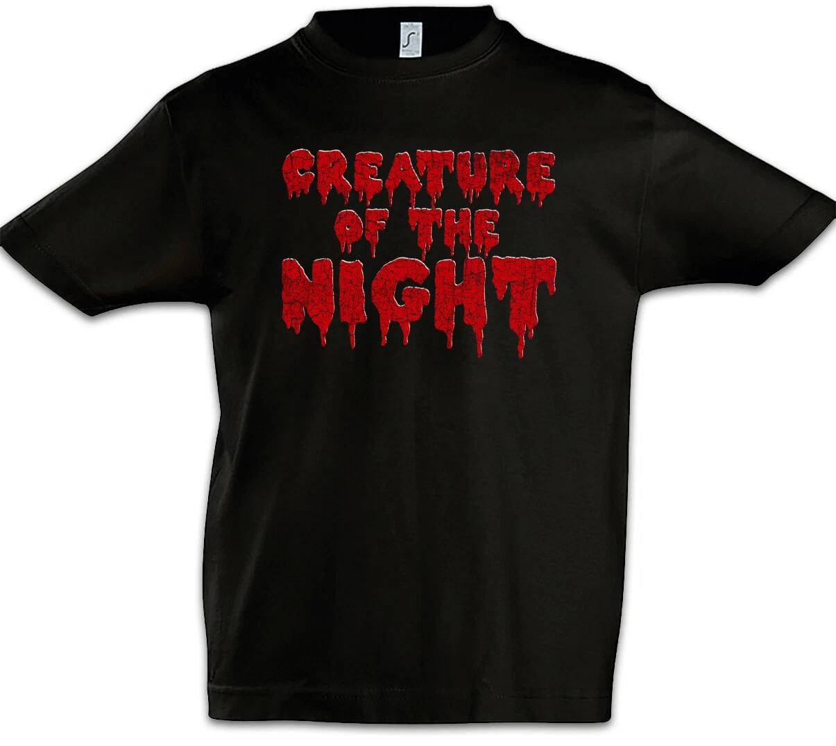 Creature of the Night Kids Boys T-Shirt Band Death Heavy Metal Hard Rock- 100