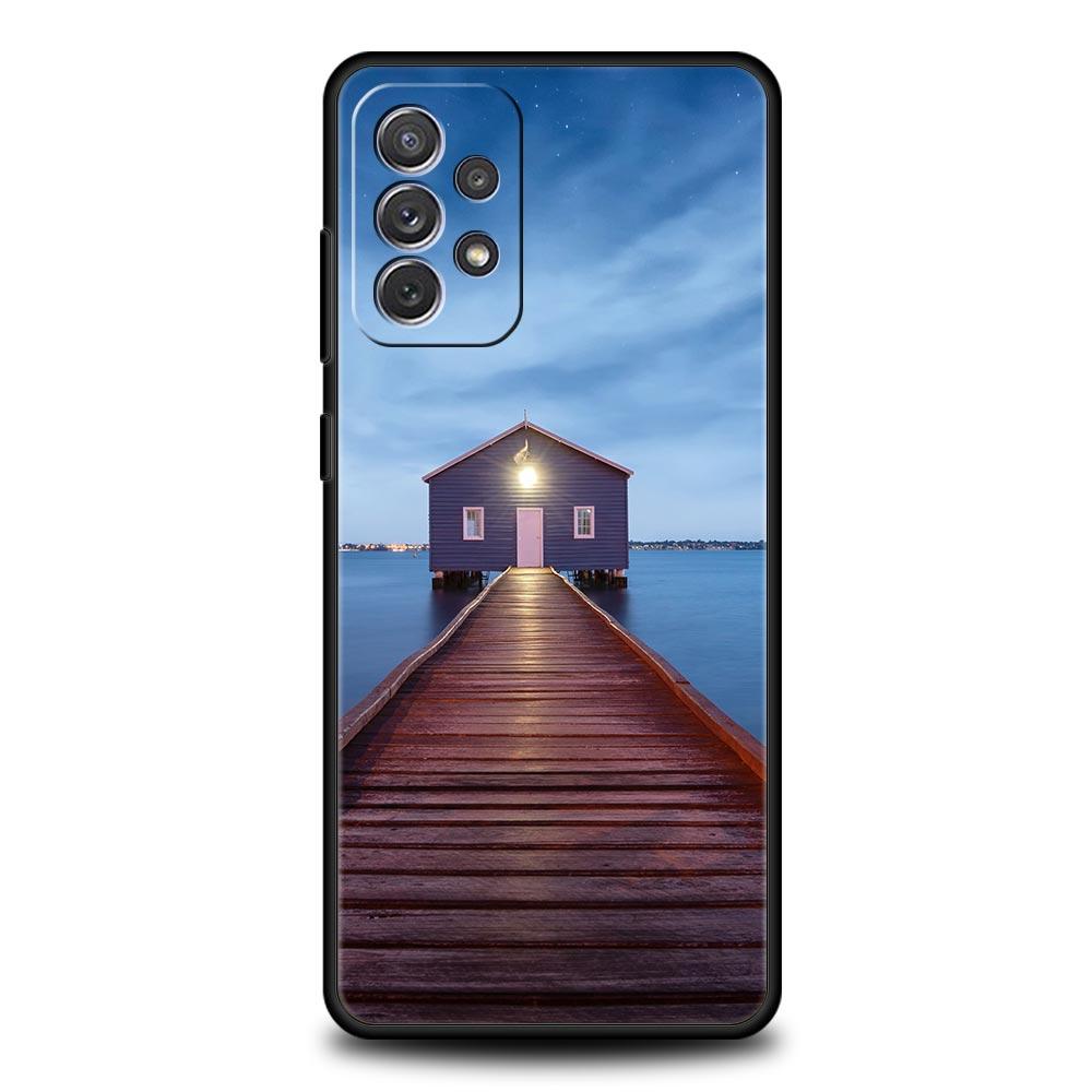 On The Road Scenery Case for Samsung A57 A37 A51 A71 A21S A17 A11 A15 A25 A41 A23 A33 A53 A73 A07 A05S A13 A35 A55 5G Cover