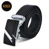 Men'S Belt First Layer Cowhide Automatic Buckle Leather Belt Business Leather Belt Men'S